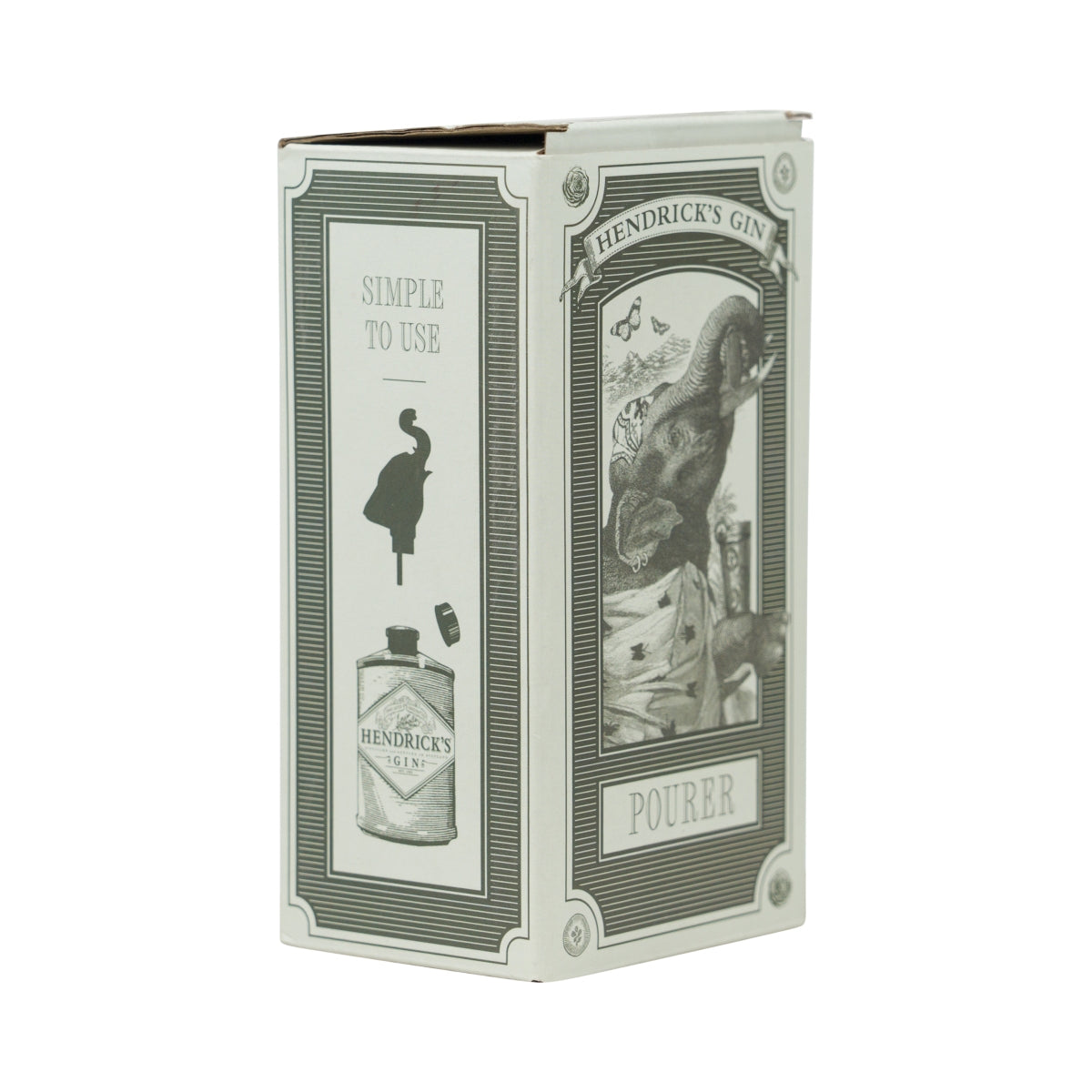 Hendricks Gin Pourer Elephant Metalowy nalewak do butelek z dozownikiem Bar – Widok 2