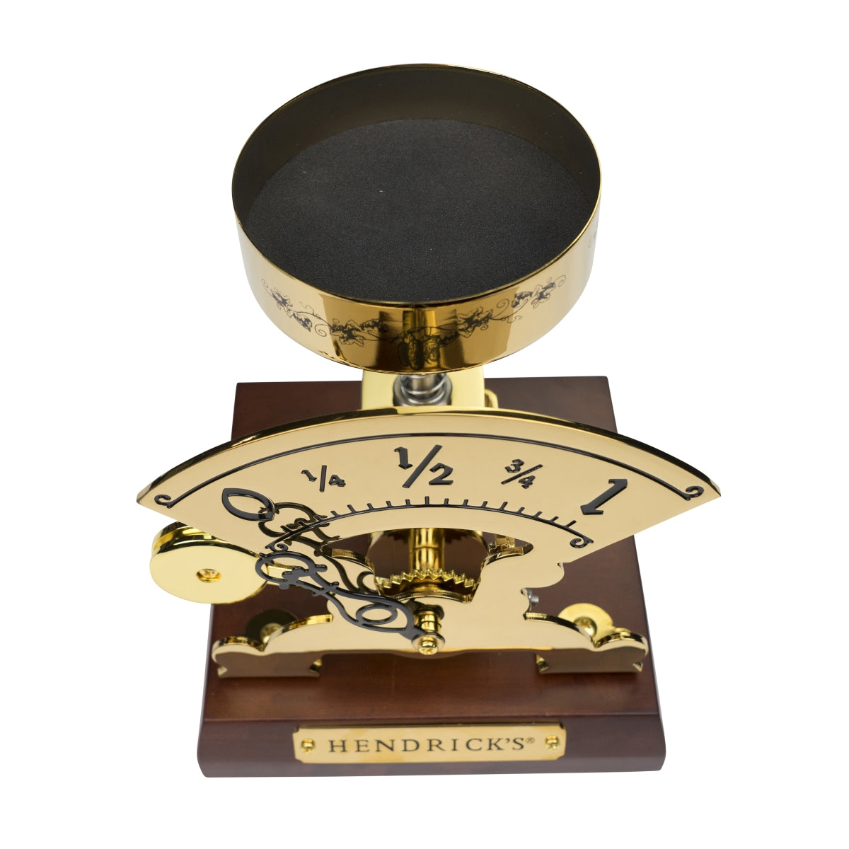 Hendricks Gin Glorifier Antique Scale Gold Bottle Display Rzadkość – Widok 6