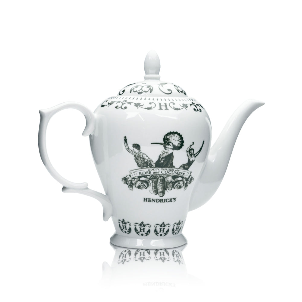Hendricks Gin Dzbanek 0,5 l Uchwyt Dzbanek do herbaty Szklanki Filiżanka Filiżanka do herbaty Angielski Wielka Brytania