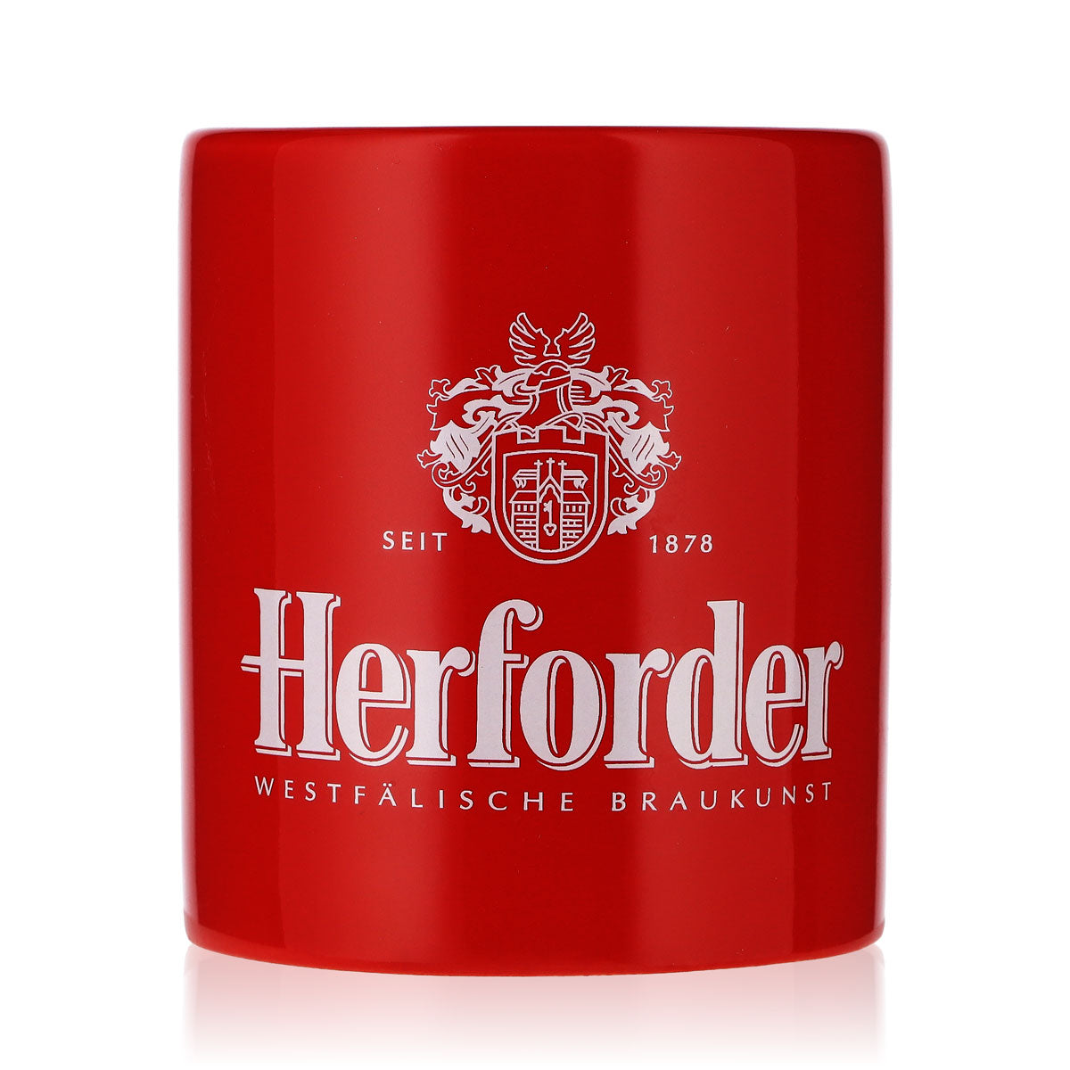 Browar Herforder Piwo Porcelanowy kubek do kawy Kubek Piwo z ponczem czerwony