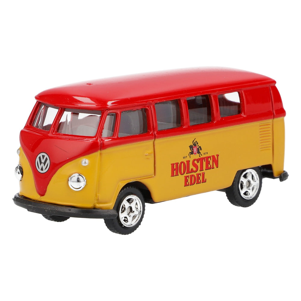 Model samochodu Holsten Bier 1962 VW Bulli Model samochodu w skali 1:64 Czerwono-żółty