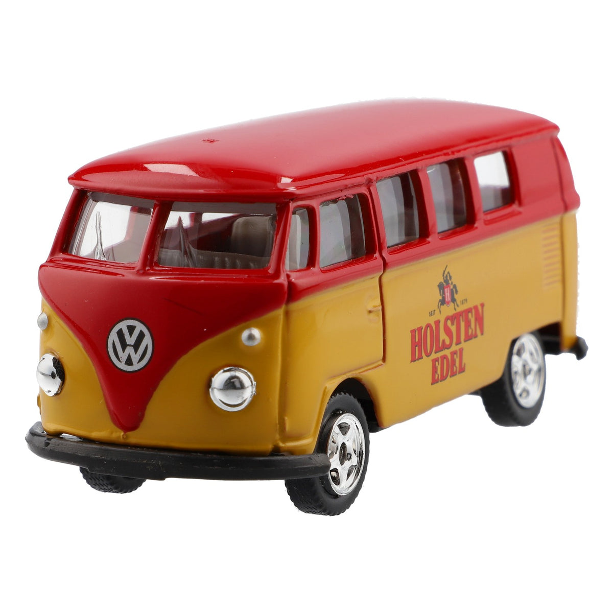 Model samochodu Holsten Bier 1962 VW Bulli Model samochodu w skali 1:64 Czerwono-żółty – Widok 5