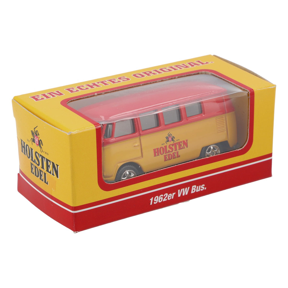 Model samochodu Holsten Bier 1962 VW Bulli Model samochodu w skali 1:64 Czerwono-żółty – Widok 6