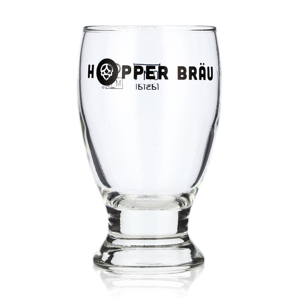 Szklanka do piwa Hopper Bräu Stamper 0,1 l, szklanka pucharowa, mini szklanka Rastal, szklanka do piwa typu pils, szklanka typu pint