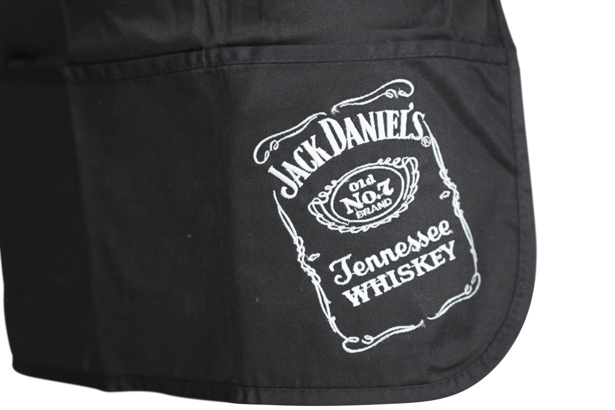 Fartuch kelnerski Jack Daniel's krawat krótka kieszeń obsługa cateringowa – Widok 3