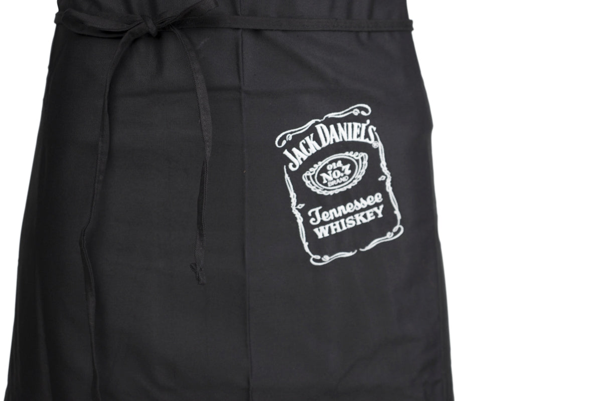 Fartuch kelnerski Jack Daniel's krawat na brzuch długa kieszeń obsługa gastronomiczna – Widok 3
