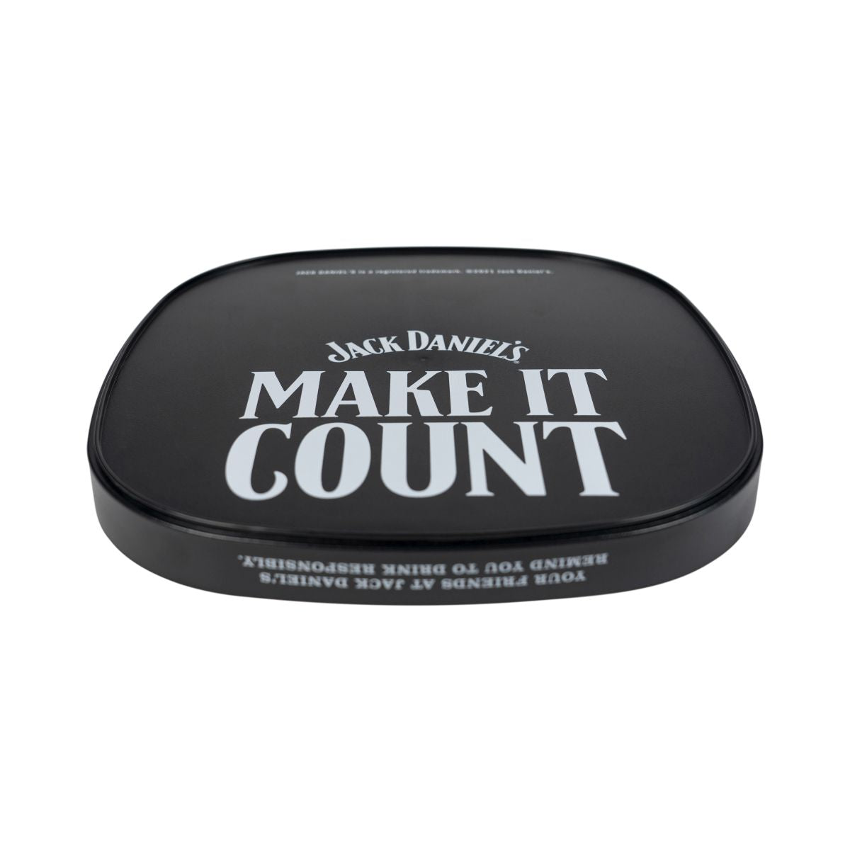 Taca do serwowania Jack Daniels Kwadratowa Czarna Gumowana Make It Count Akcesoria Cateringowe – Widok 4