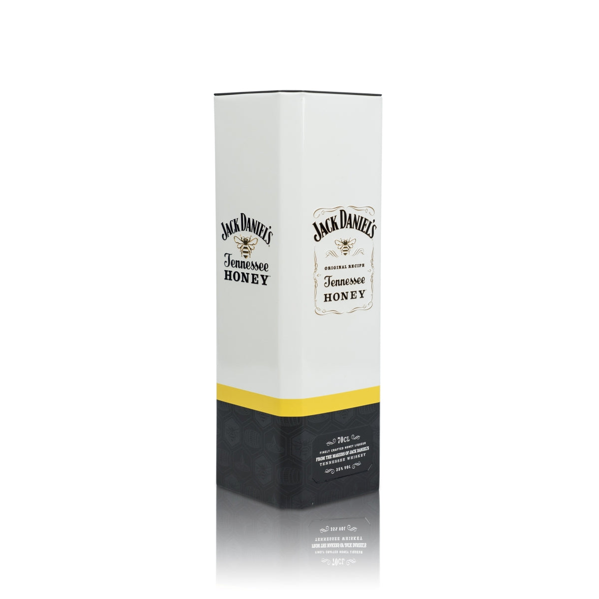 Puszka whiskey Jack Daniel's Honey biała 0,7l 2018 metalowa puszka kolekcjonerska