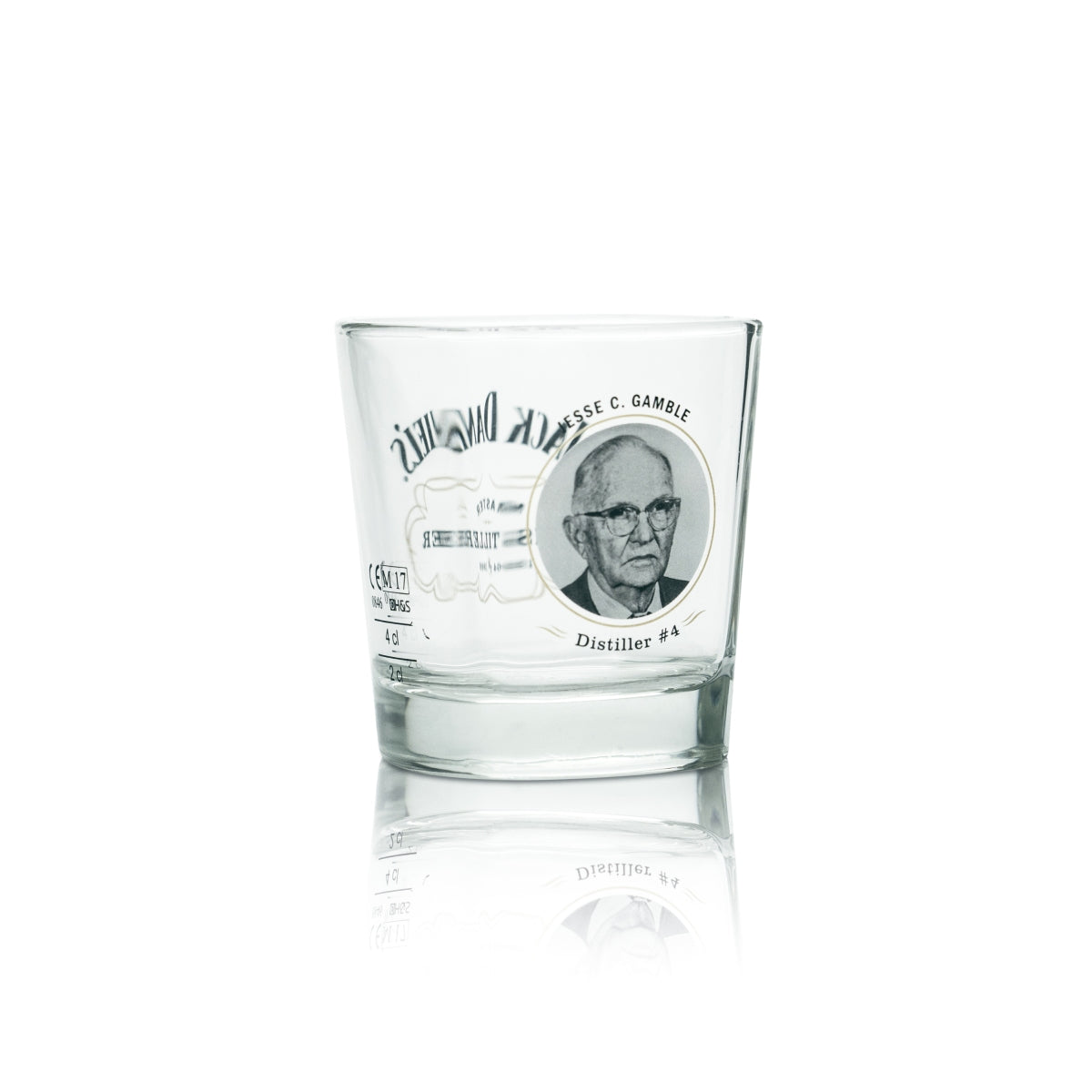 Jack Daniels Whiskey Collector Glass 0,27l Tumbler Jesse C. Gamble Distiller #4