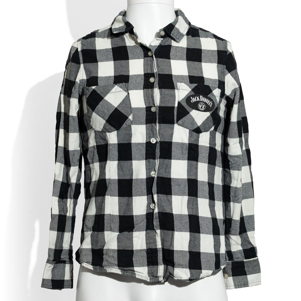Jack Daniels Whisky Flanell Koszula drwala Koszula rekreacyjna Rozmiar M