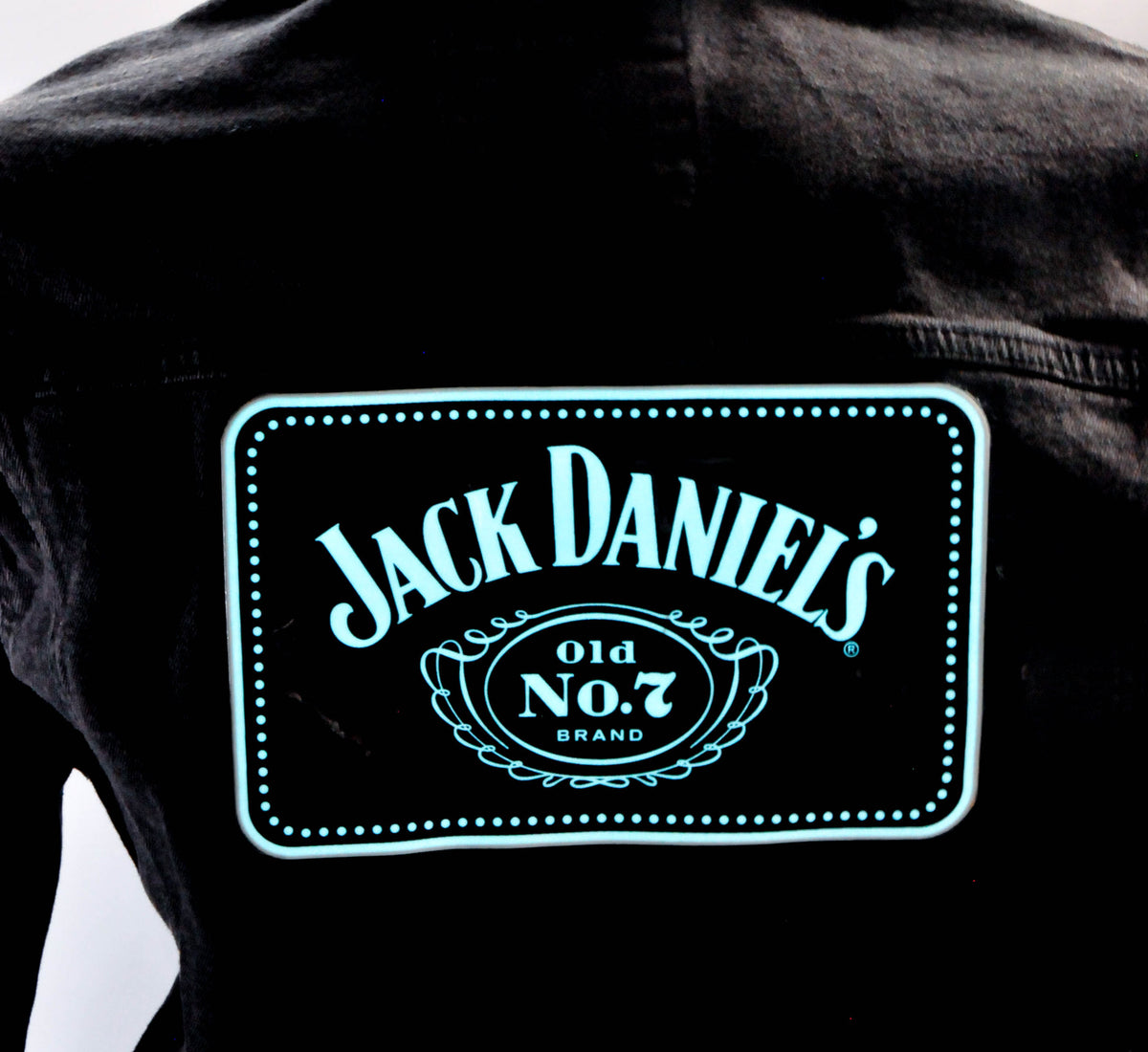Jack Daniels Whisky Men LED Kurtka jeansowa długa Kurtka festiwalowa nr 7 rozmiar M – Widok 2
