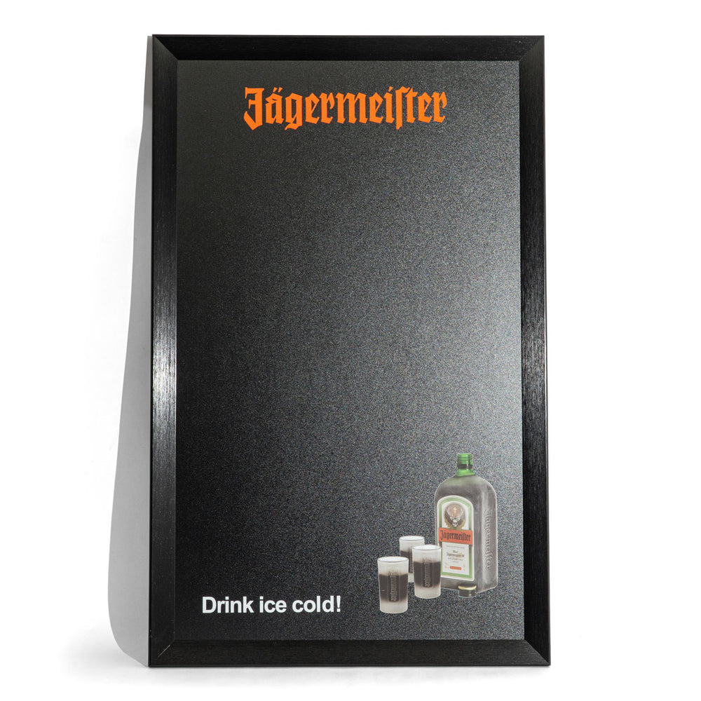 Jägermeister Tablica kredowa Tabliczka blaszana 69x44cm Tablica ścienna Napoje Menu