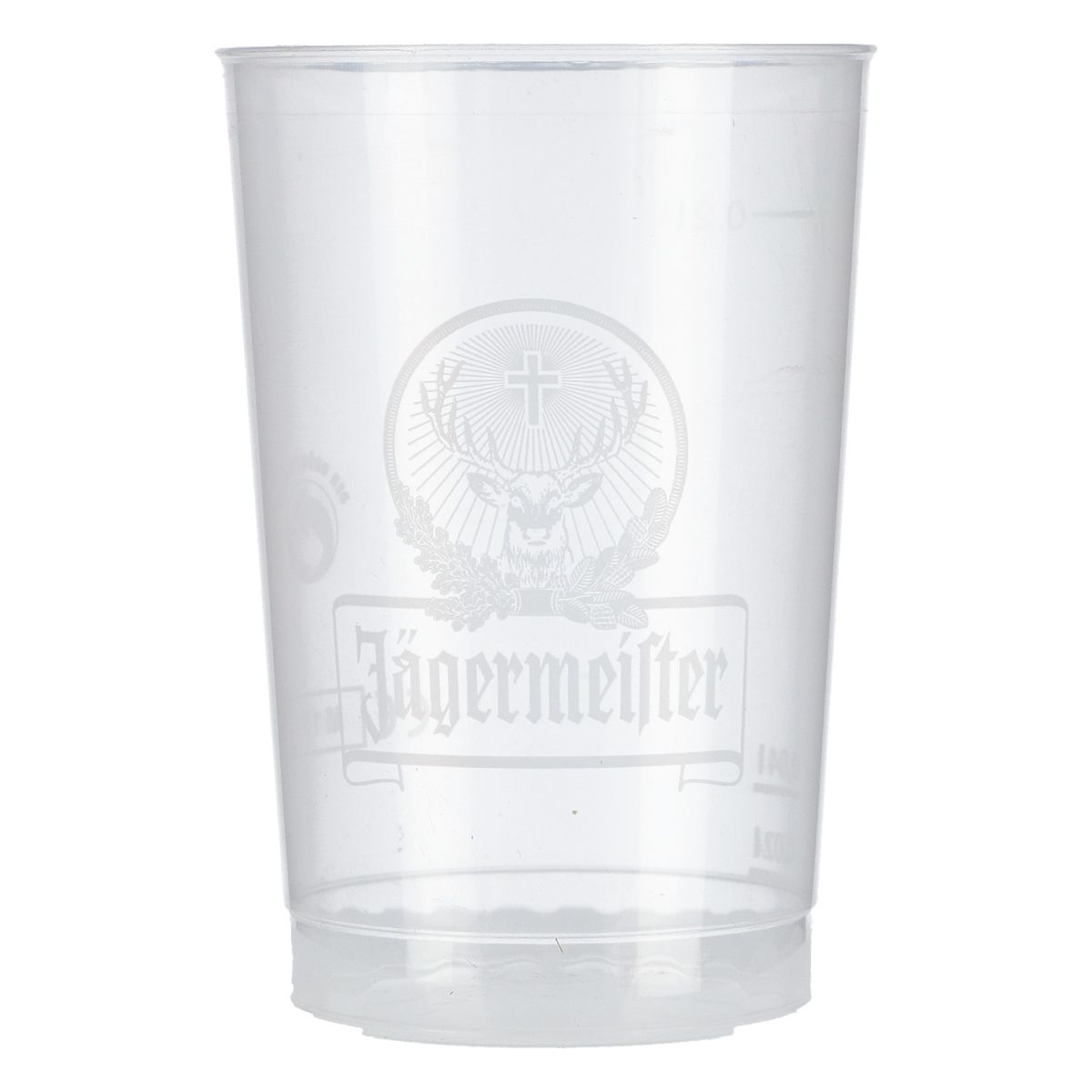Jägermeister Plastikowy kubek 0,2 l wielokrotnego użytku Plastikowy kubek do long drinków Kubki szklane