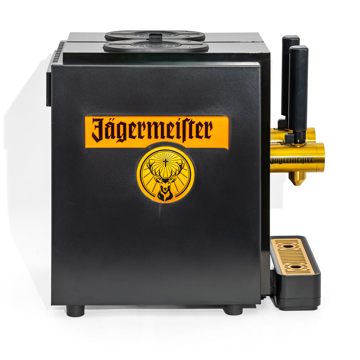 Jägermeister Likör Dual Tap Machine Urządzenie do nalewania alkoholu na 2 butelki Czarne urządzenie do nalewania shotów – Widok 6
