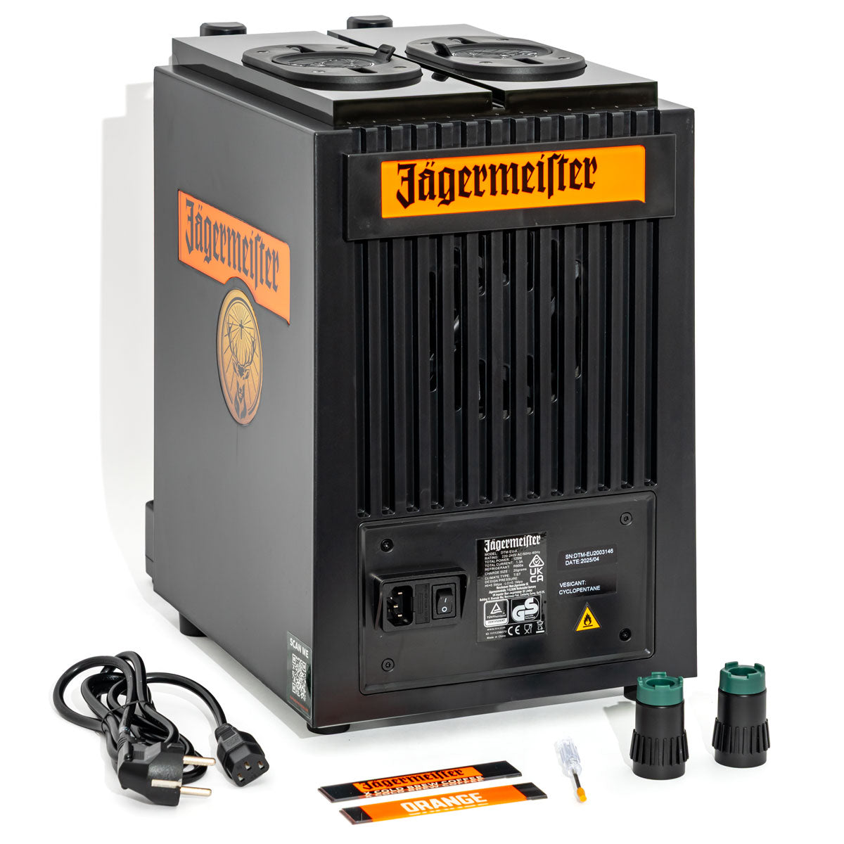 Jägermeister Likör Dual Tap Machine Urządzenie do nalewania alkoholu na 2 butelki Czarne urządzenie do nalewania shotów – Widok 7