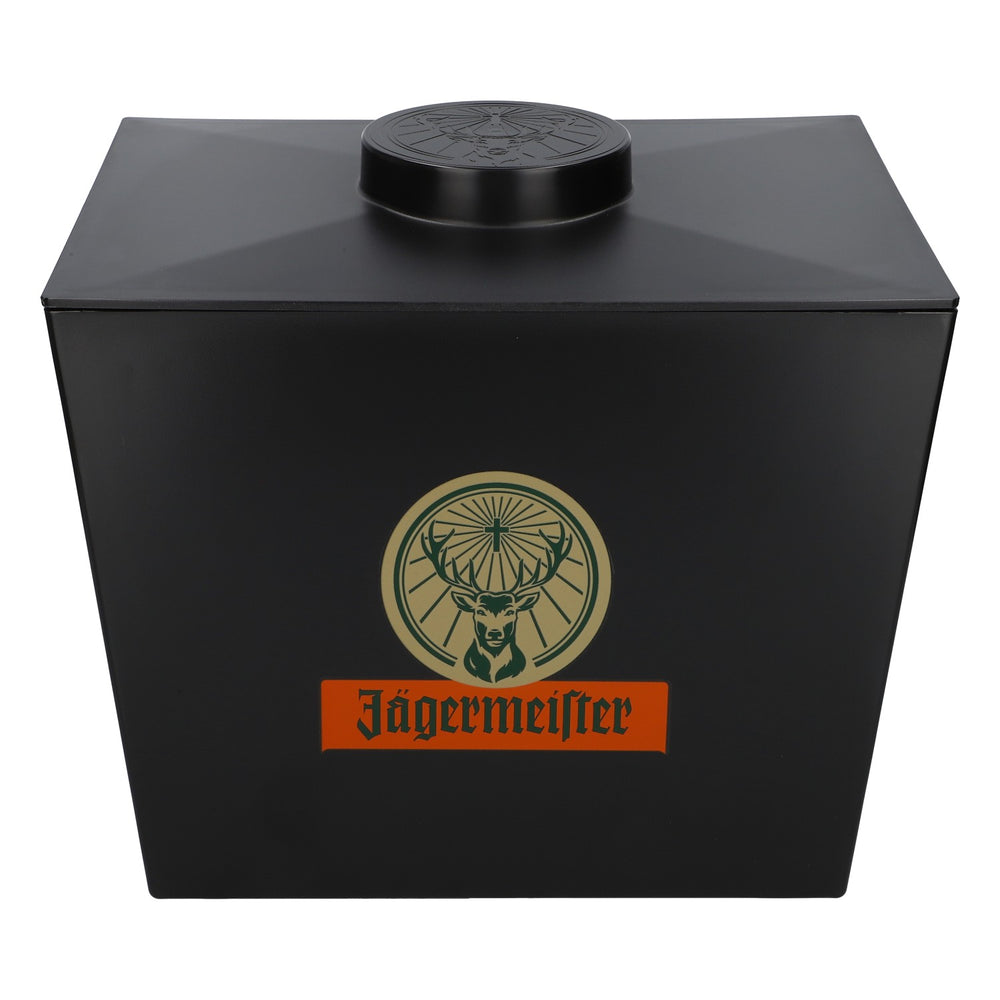 Chłodziarka do likieru Jägermeister Szeroka kostkarka do lodu „ICE Container DACH” z pokrywką