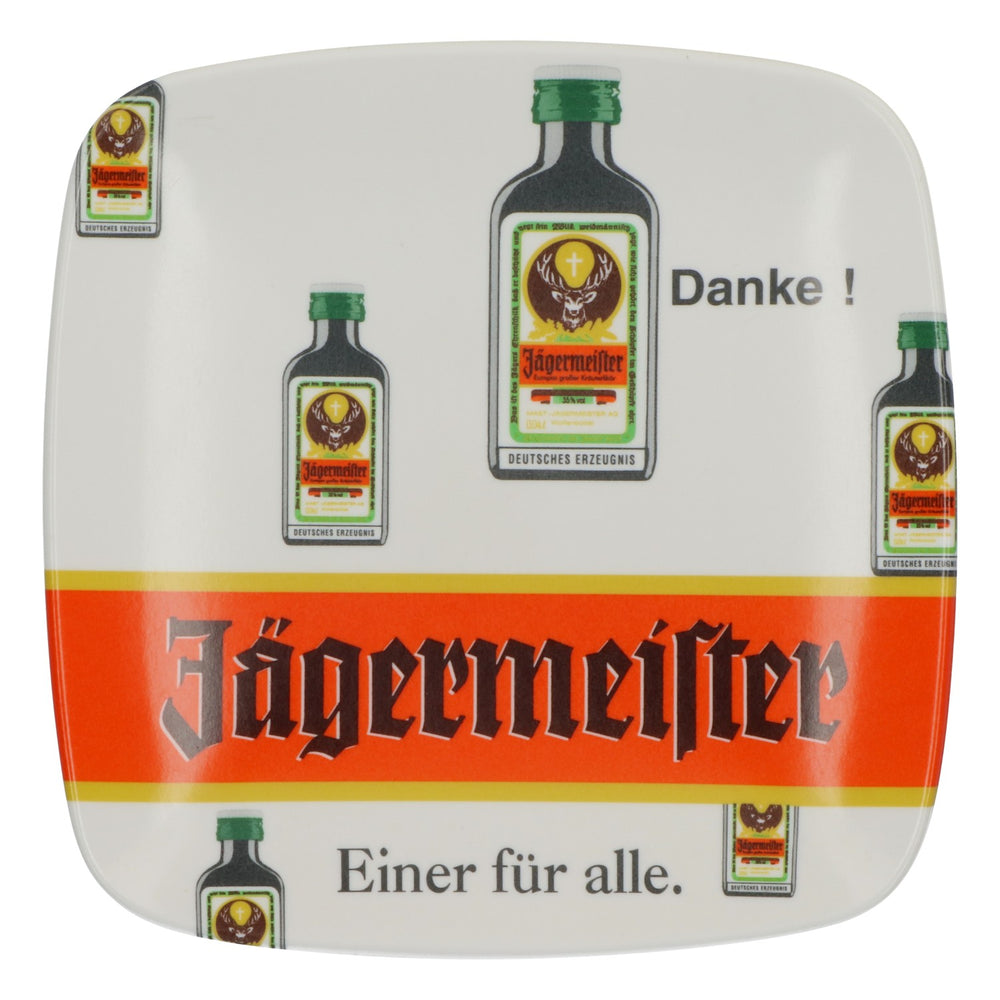 Likier Jägermeister – tacka na pieniądze, miska na pieniądze, kiosk, budka – biała, nowa, z tworzywa sztucznego