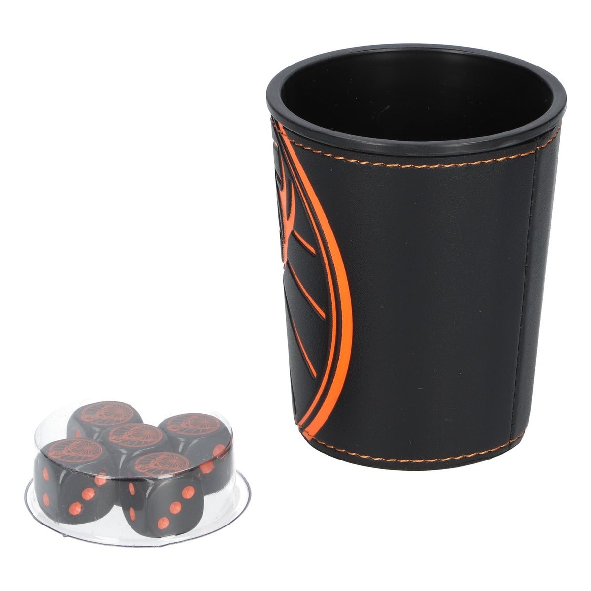 Jägermeister dice cup gra w kości z 5 kostkami gra losowa zabawka – Widok 2