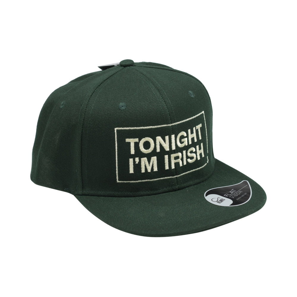 Jameson Whiskey Cap Snapback Green "Tonight I'm Irish" Czapka z daszkiem