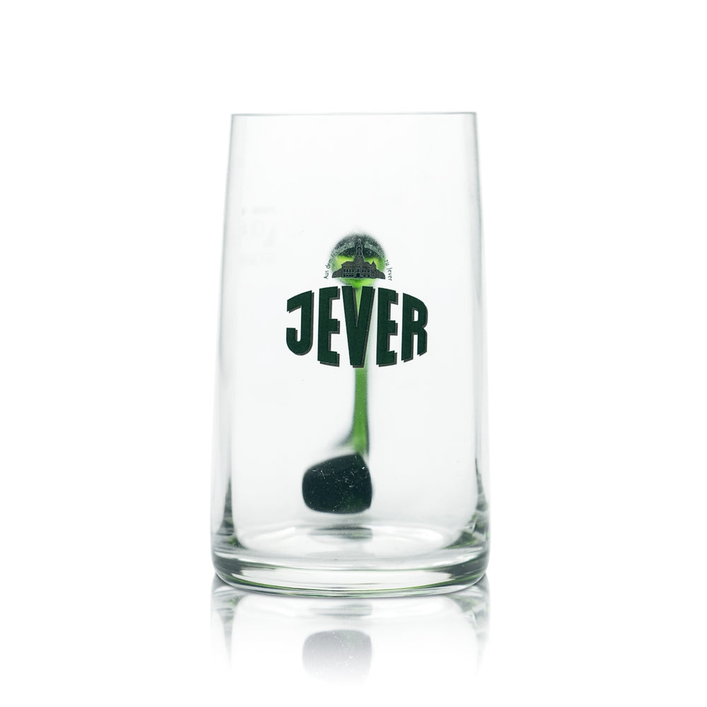 Jever szklanka kolekcjonerska 0,4l kufel do piwa szklanki do pilznera zielony uchwyt browar zabawny kufel