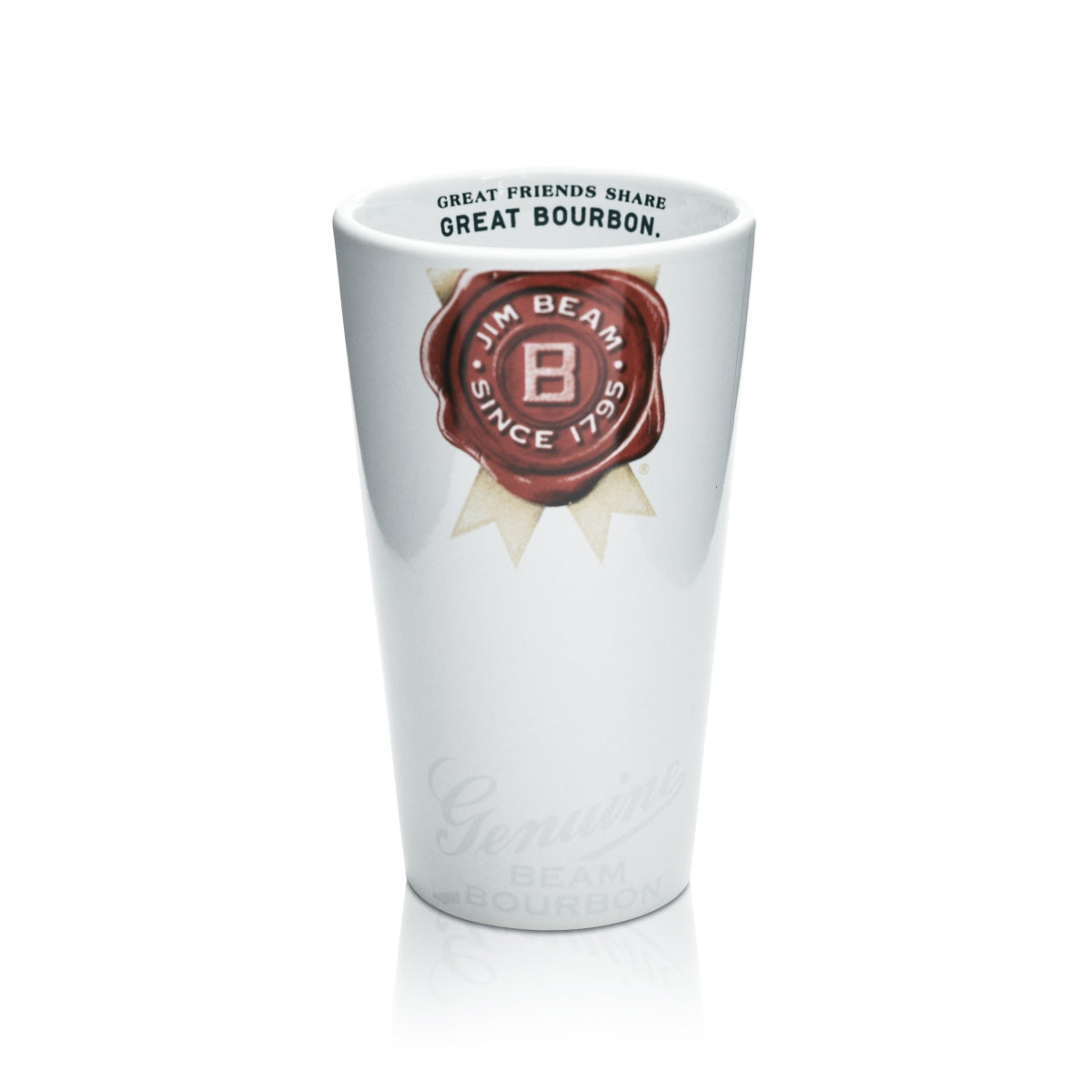 Kubek ceramiczny Jim Beam 0,4 l – kubek bez uchwytu do whisky, drinków długich i gorących napojów – Widok 3