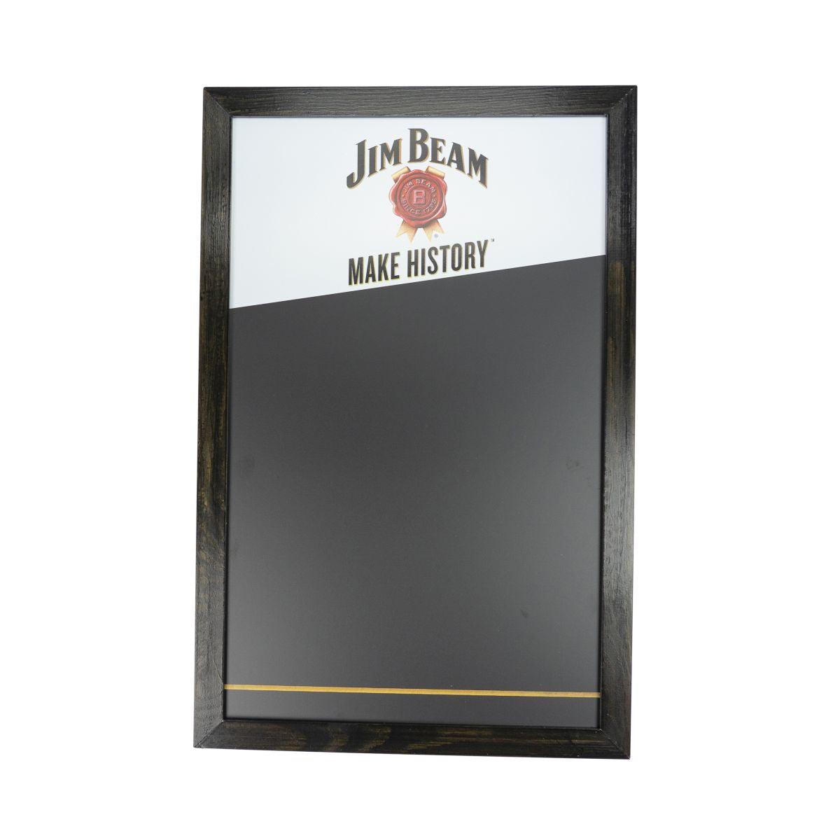 Jim Beam tablica kredowa 60x40 cm drewniana rama Make History tablica menu tablica do napojów