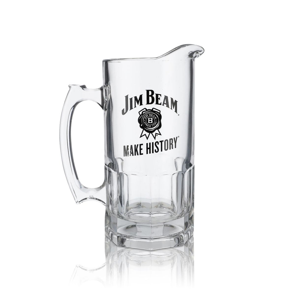 Jim Beam dzbanek 1l whiskey szklana karafka dzbanek konturowy szklany dzbanek gastro