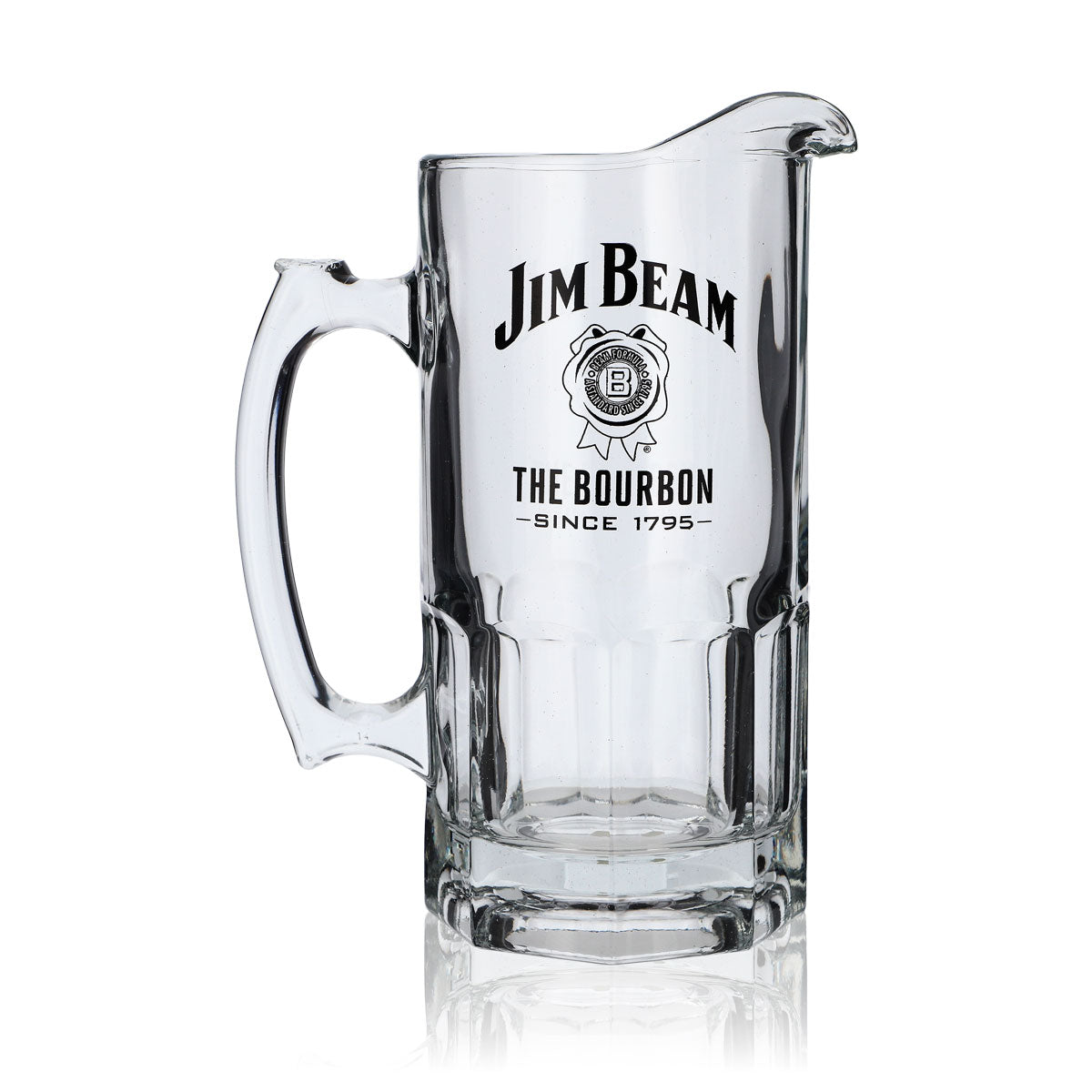 Jim Beam Karafka szklana 1 l do koktajli, long drinków, whisky, bourbonu, gastronomii