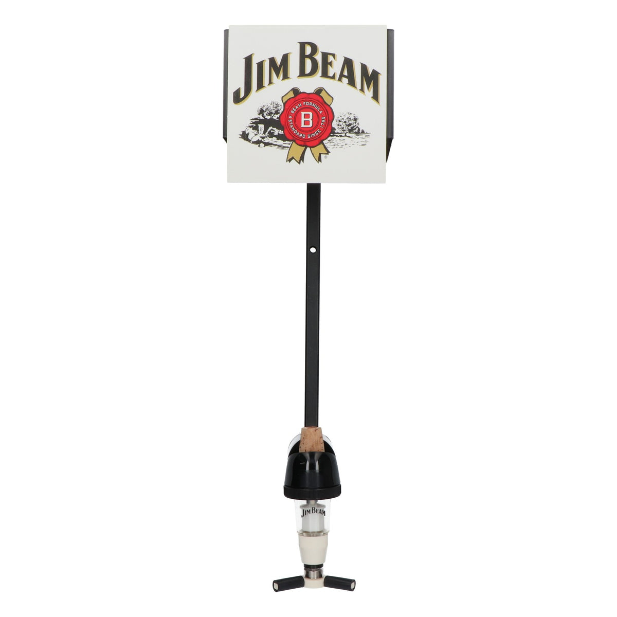 Uchwyt do butelek o pojemności 3 litrów z dozownikiem do whisky Jim Beam