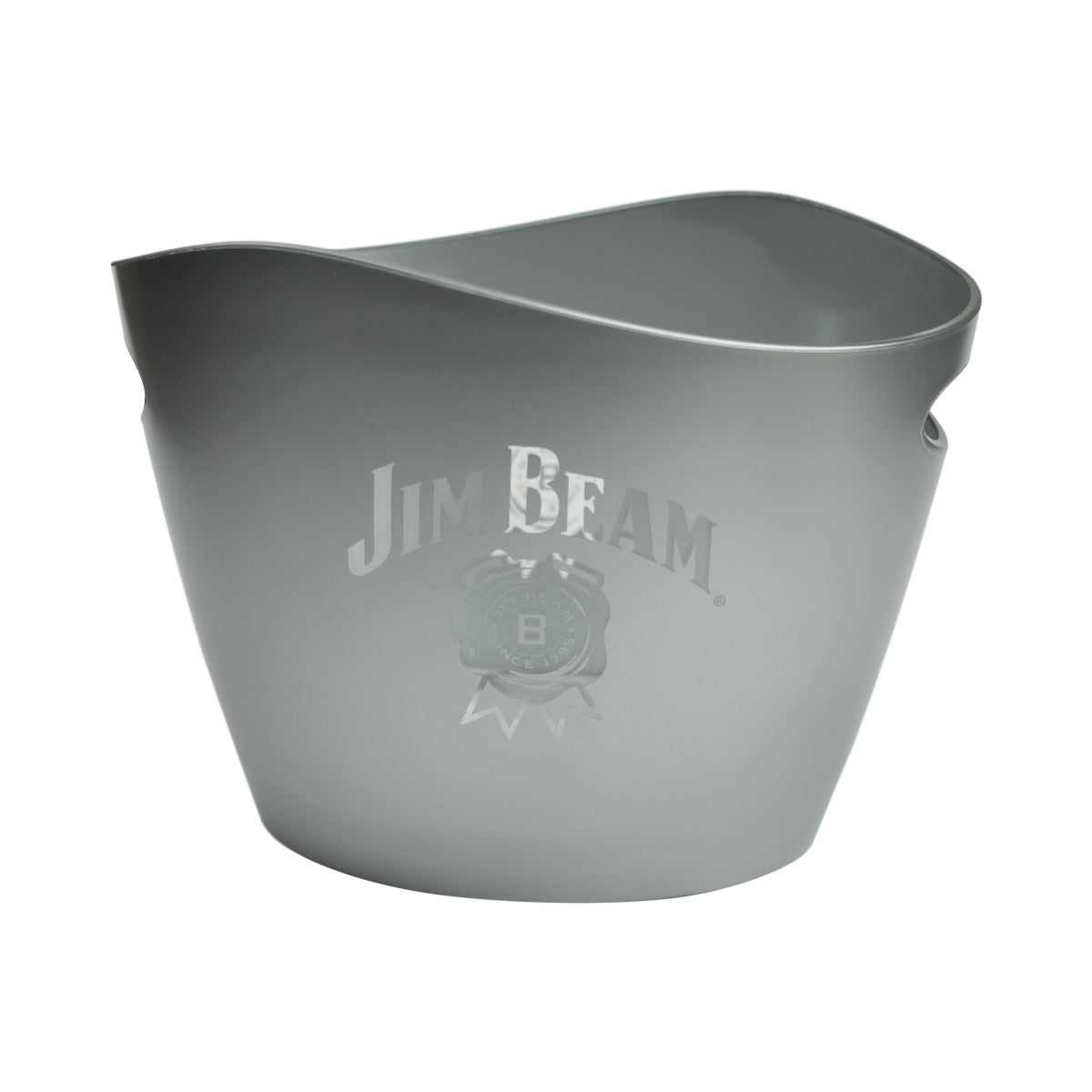 Jim Beam whisky cooler LED srebrny pojedynczy pojemnik na lód butelka bar kostka lodu światło