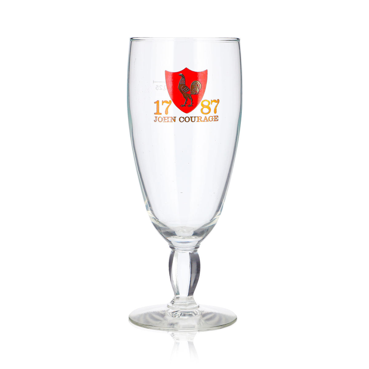 Szklanka do piwa John Courage 0,25 l, puchar „1787” Durobor – Widok 2