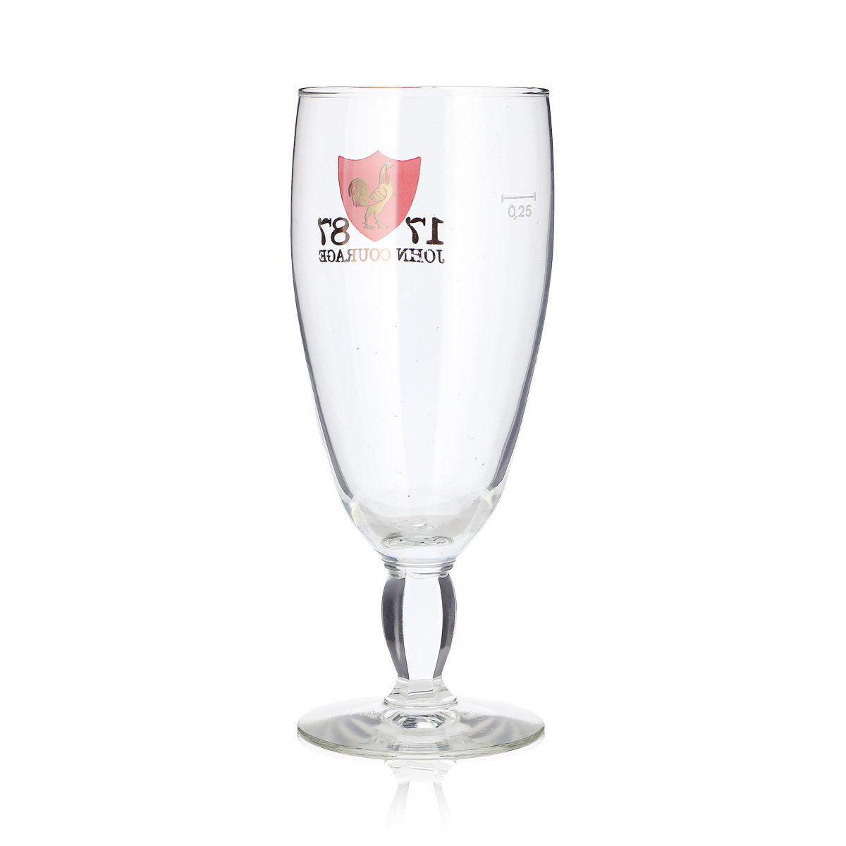 Szklanka do piwa John Courage 0,25 l, puchar „1787” Durobor – Widok 4