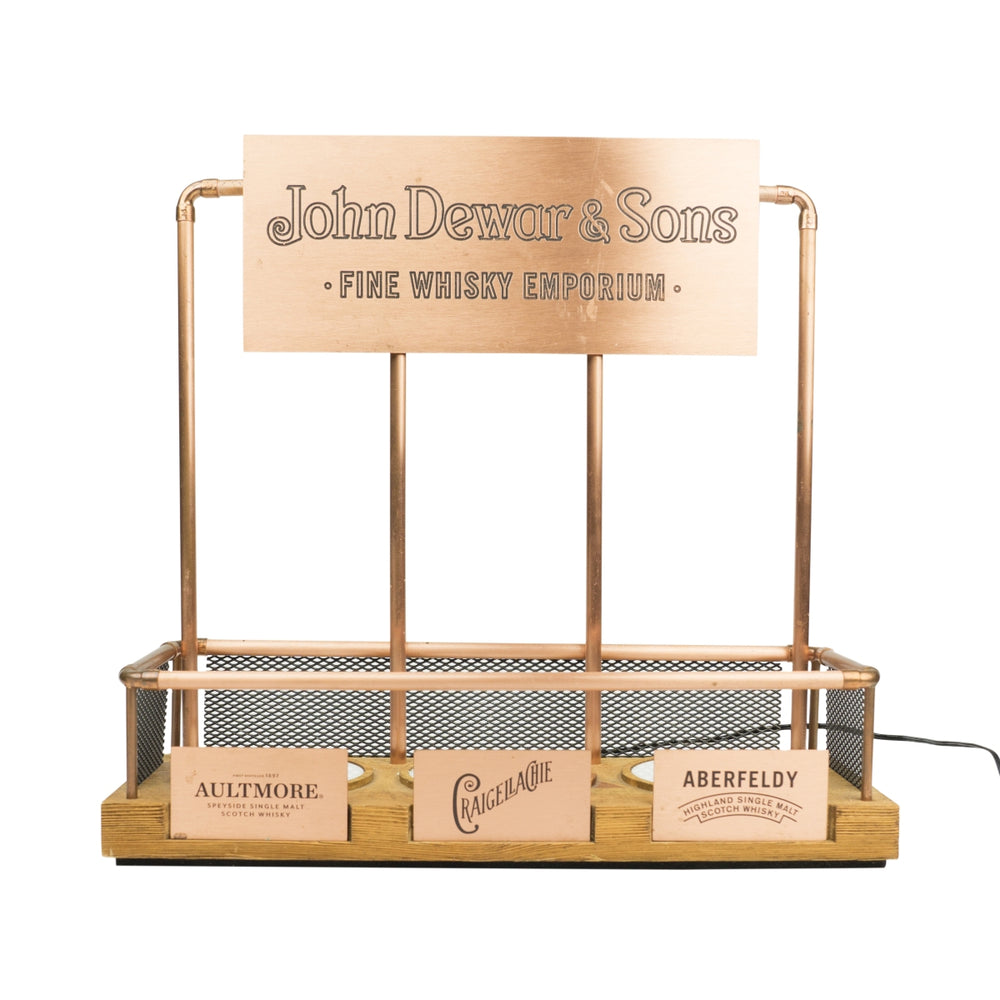 John Dewar&Sons Whiskey Glorifier neon wyświetlacz LED stojące butelki