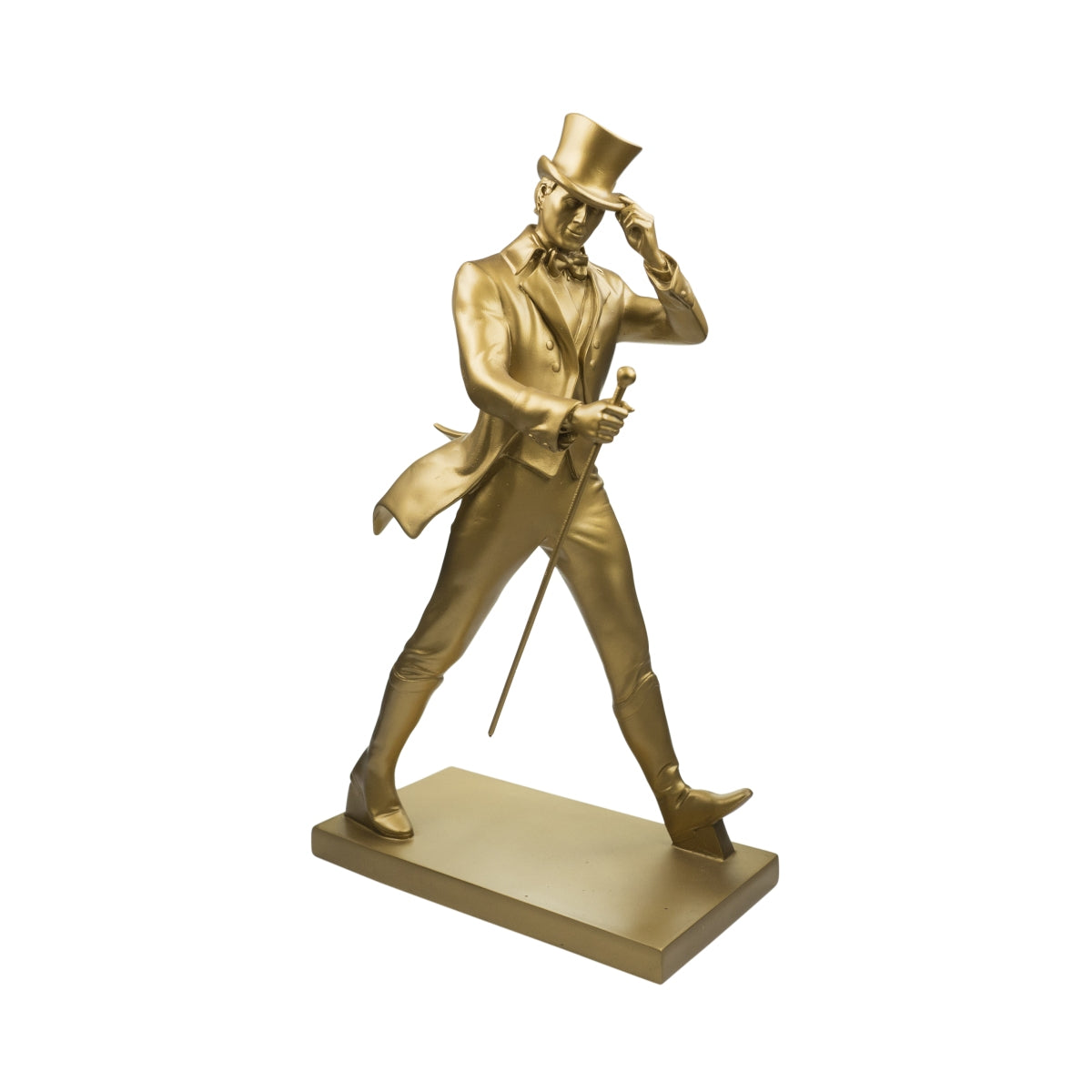 Statuetka Johnnie Walker Stojąca Figurka Dekoracyjna 51x16x30cm Chodzący Mężczyzna