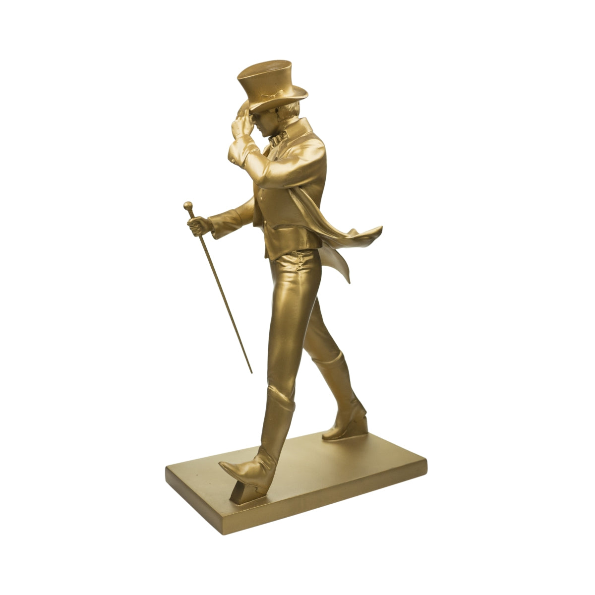 Statuetka Johnnie Walker Stojąca Figurka Dekoracyjna 51x16x30cm Chodzący Mężczyzna – Widok 3