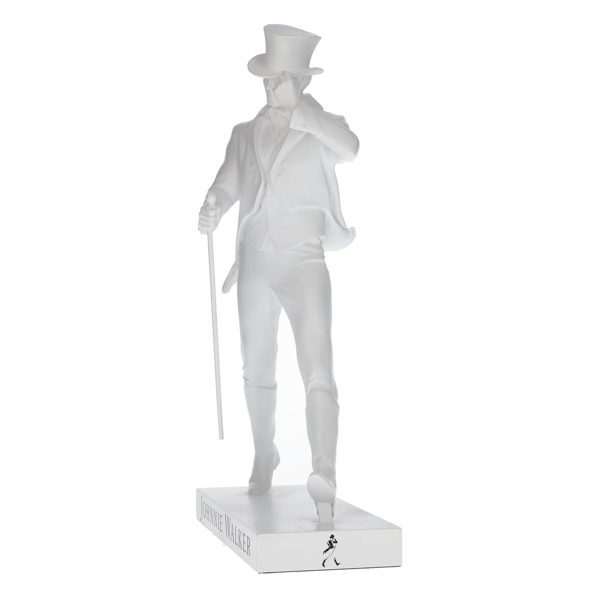 Figurka Johnie Walker Whiskey Walking Man, biała, 35 cm – Widok 4