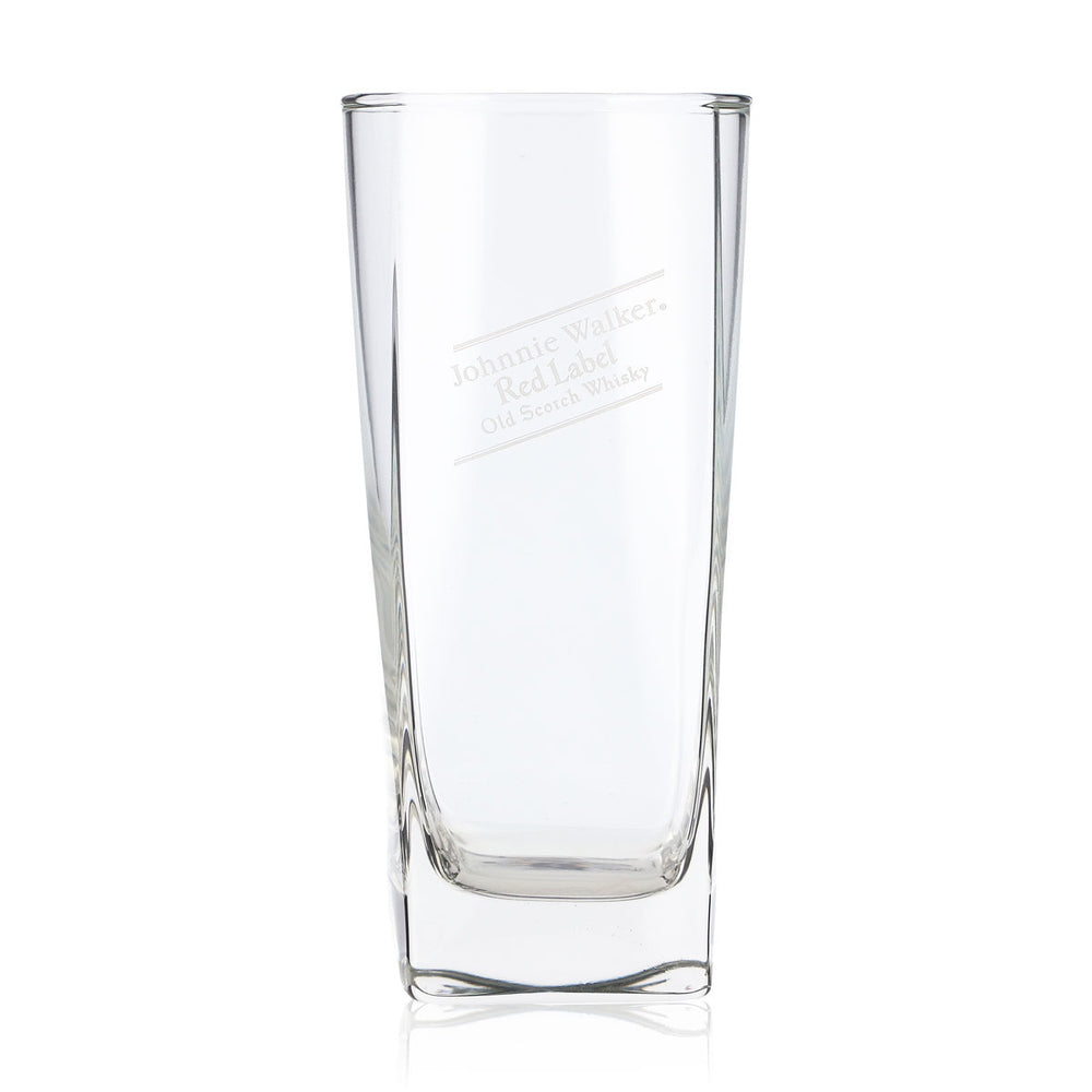 Kieliszek do whisky Johnnie Walker typu long drink, 0,333 l, z kwadratowym dnem, Red Label