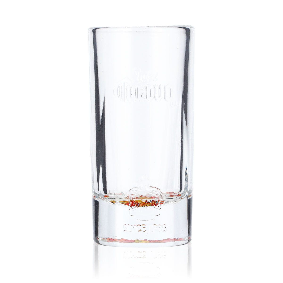 Jose Cuervo Tequila Szklanka Stamper 4 cl Szklanka do shotów Kolorowe dno Wiva