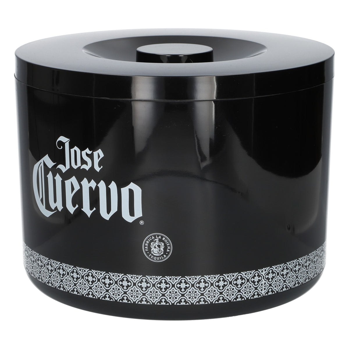 Jose Cuervo Tequila – chłodziarka do tequili, wiadro na lód, akcesoria barowe, chłodziarka do butelek, imprezowa, czarna – Widok 4