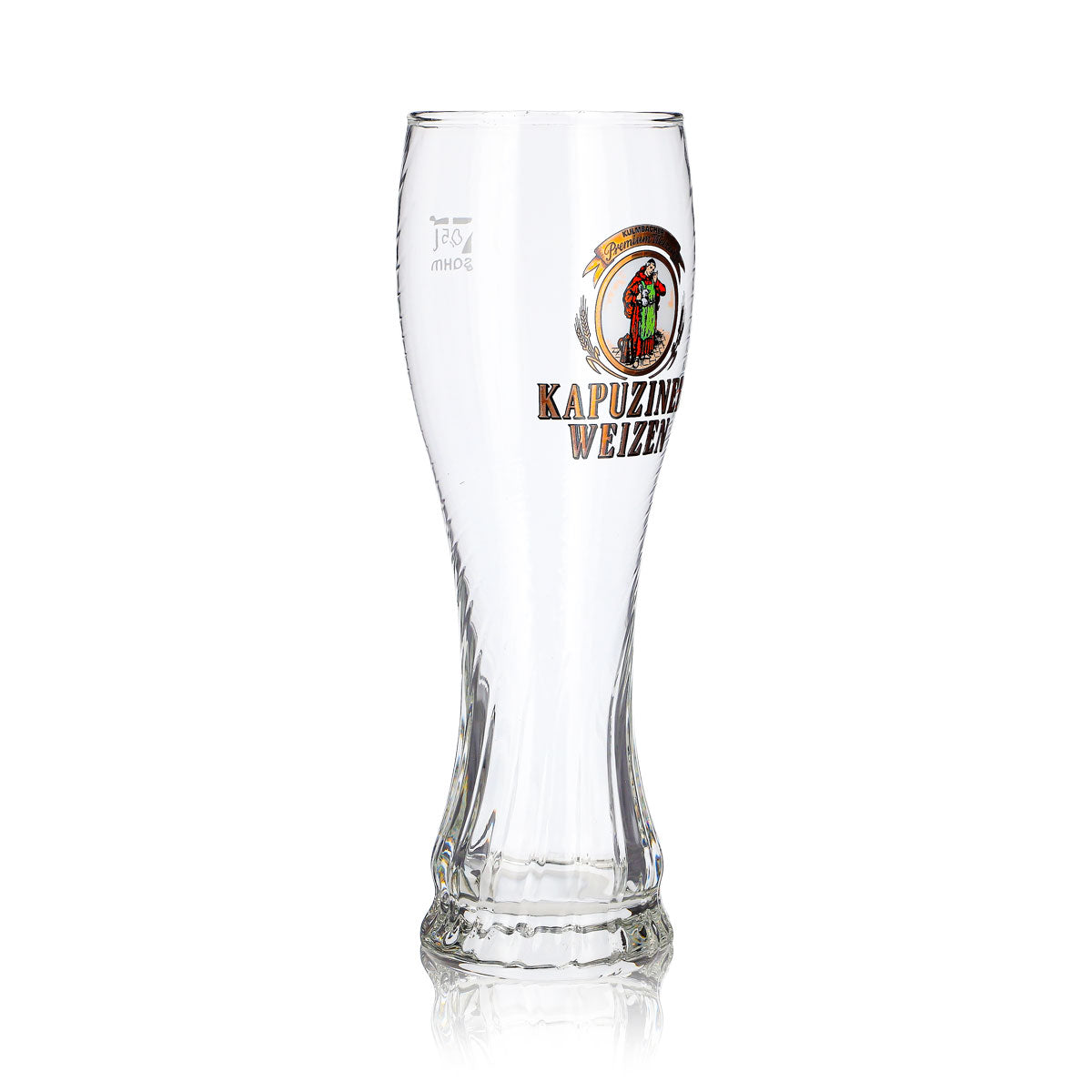 Szklanka do piwa Kapuziner 0,5 l, puchar, piwo pszeniczne, relief, Sahm – Widok 3