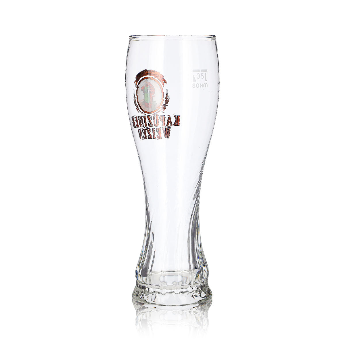 Szklanka do piwa Kapuziner 0,5 l, puchar, piwo pszeniczne, relief, Sahm – Widok 4