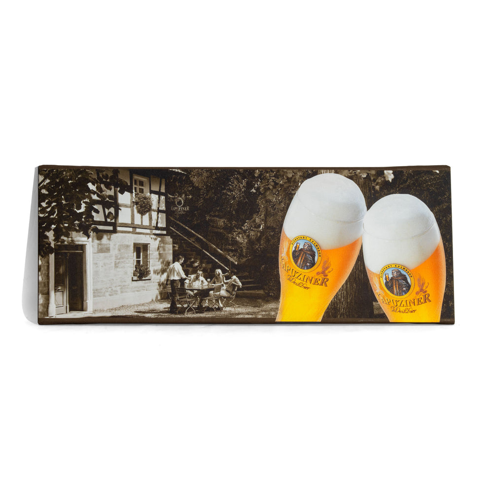 Plakat ścienny z kapucynką, płótno, 80 x 30 cm, dekoracja baru, gadżety, gastronomia