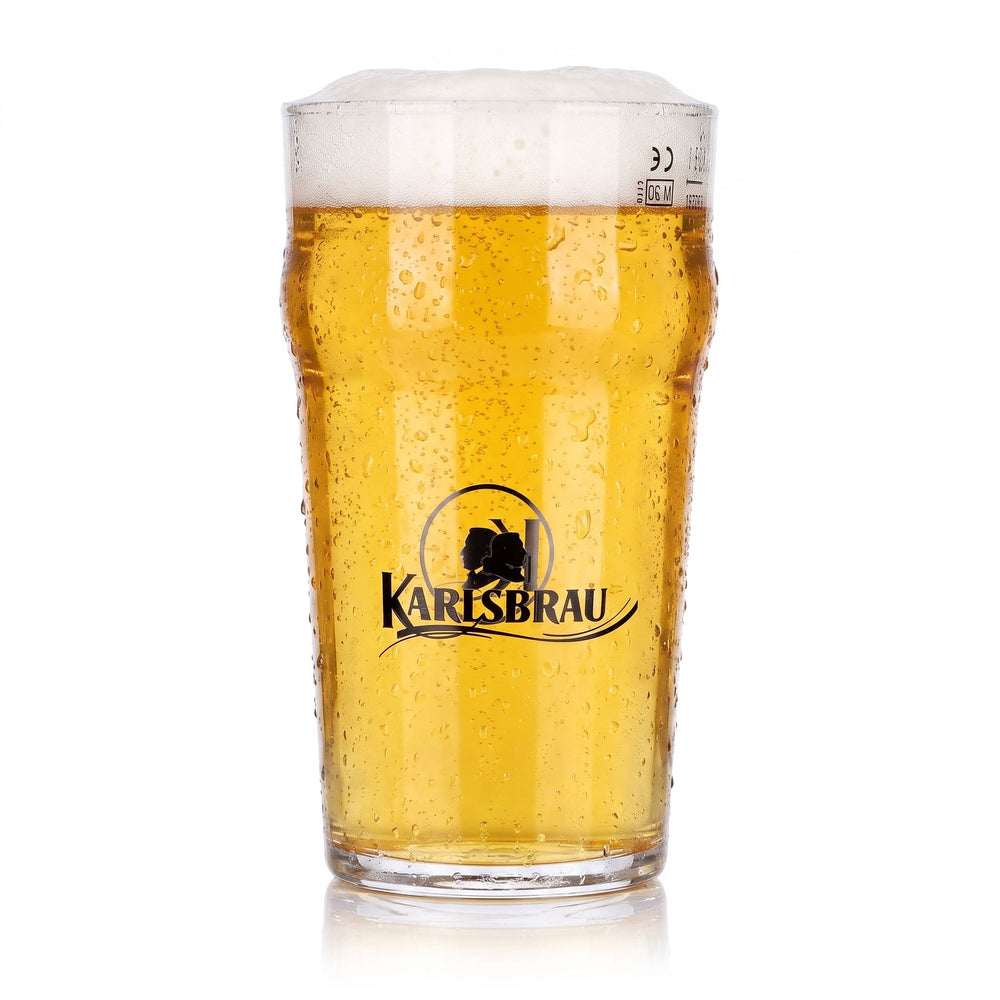 Szklanka do piwa Karlsberg 0,5 l, kubek Karlsbräu Rastal