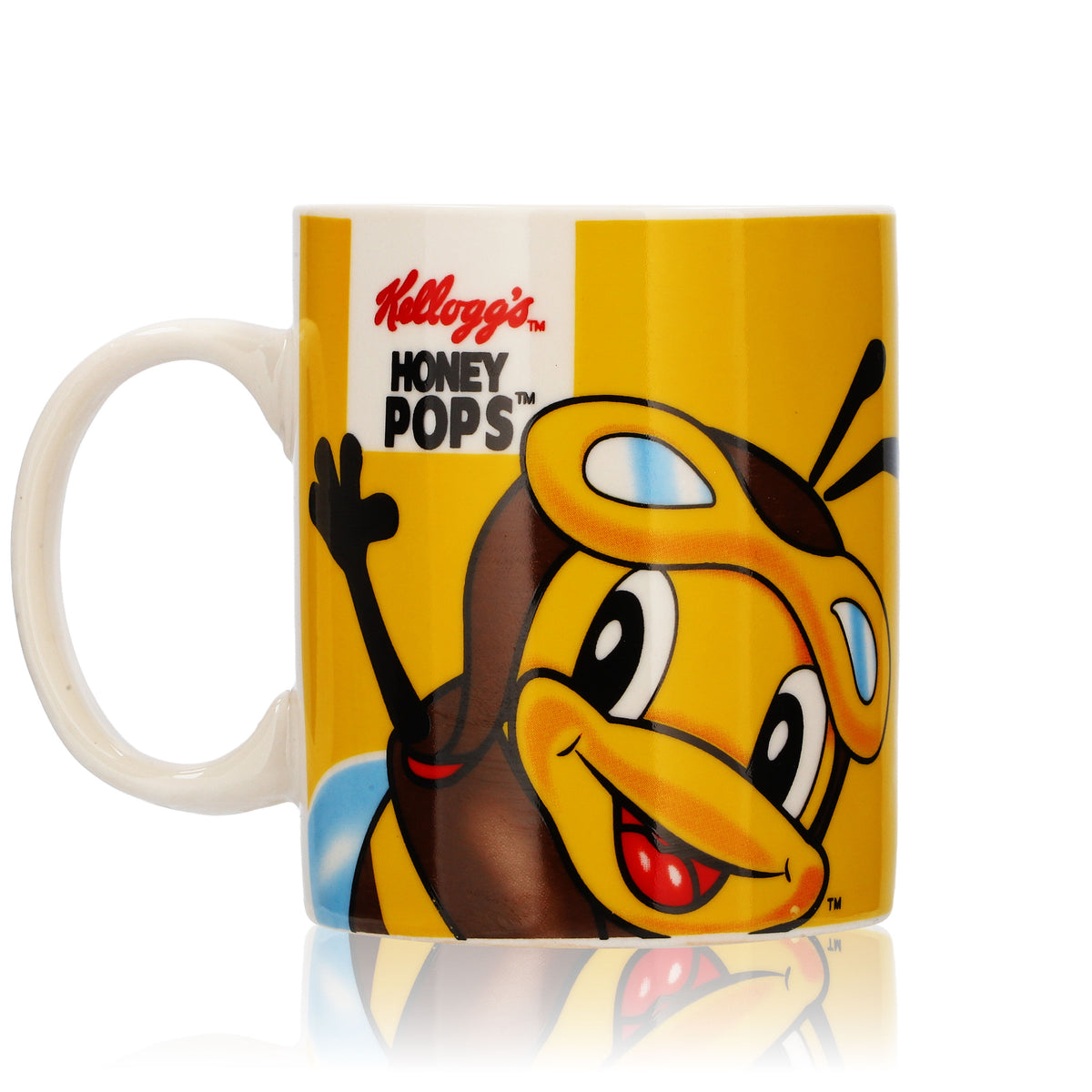 Kelloggs Honey Pops kubek mleczny 0,33 l  Szklanka do musli „Honey Pops” pszczoła – Widok 3