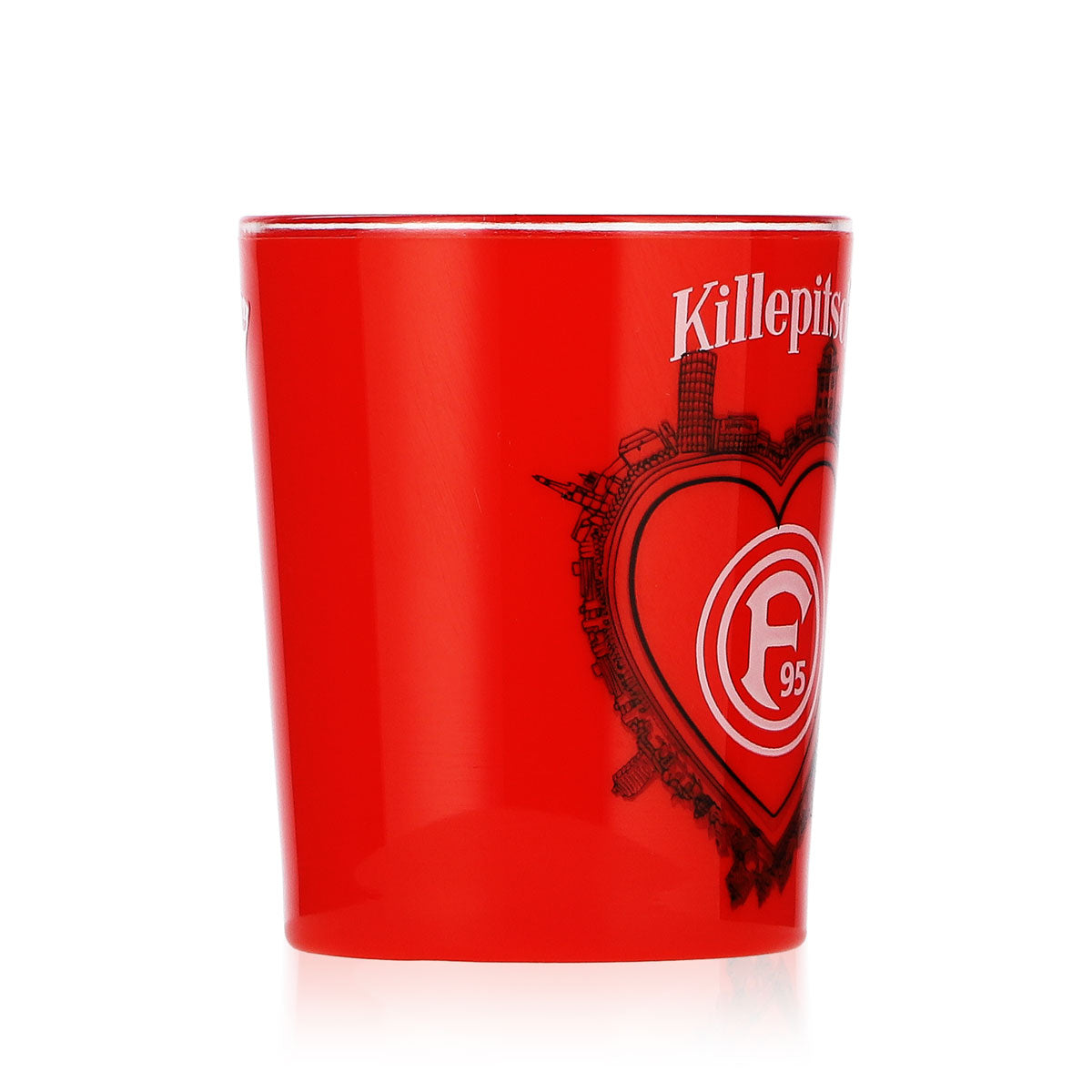Killepitsch Likier Shot Szklanka Stamper 4cl Kieliszek do sznapsa Fortuna Düsseldorf Akryl – Widok 2