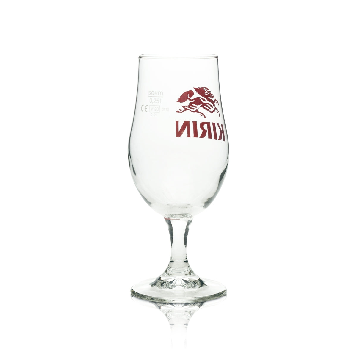 6x Kirin Ichiban Beer Glass 0,3l Tulip Japanese Beer Glasses Goblet Dragon Craft – Widok 3