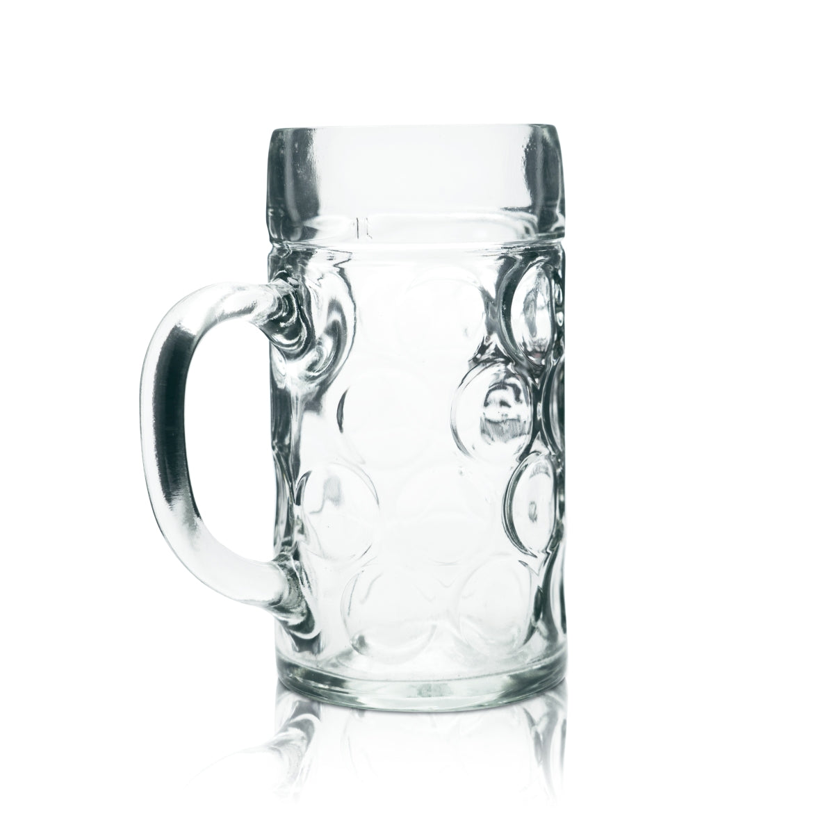 Szklanka do piwa King Ludwig 1l Maßkrug "Hell" Relief Wiesn kufle Seidel szklanki Bar – Widok 2