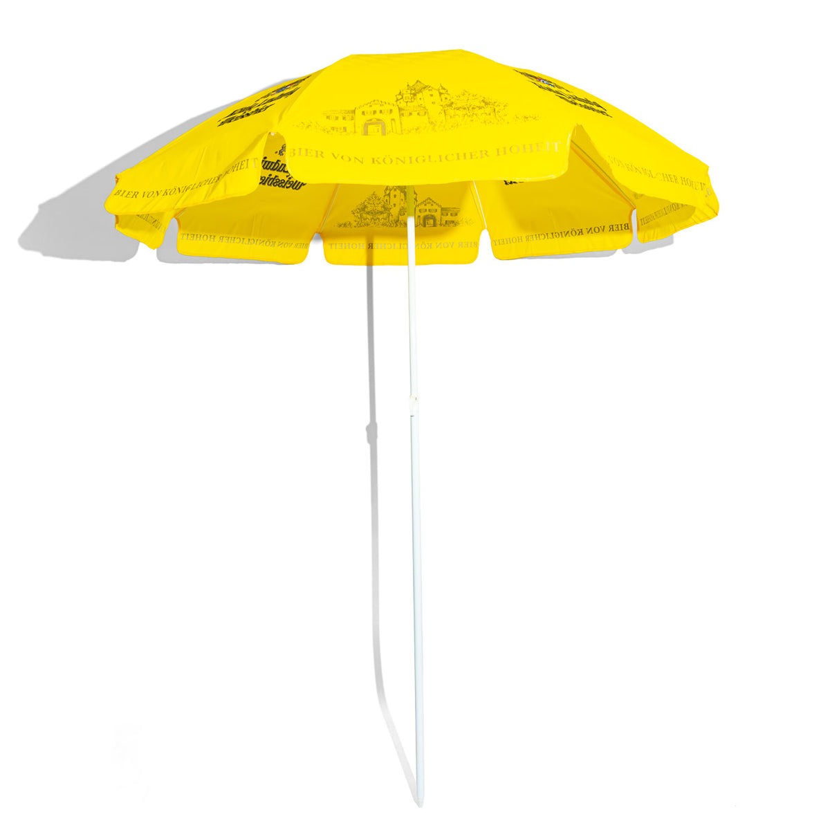 Parasol przeciwsłoneczny König Ludwig Bier, wersja żółta, składany – Widok 2