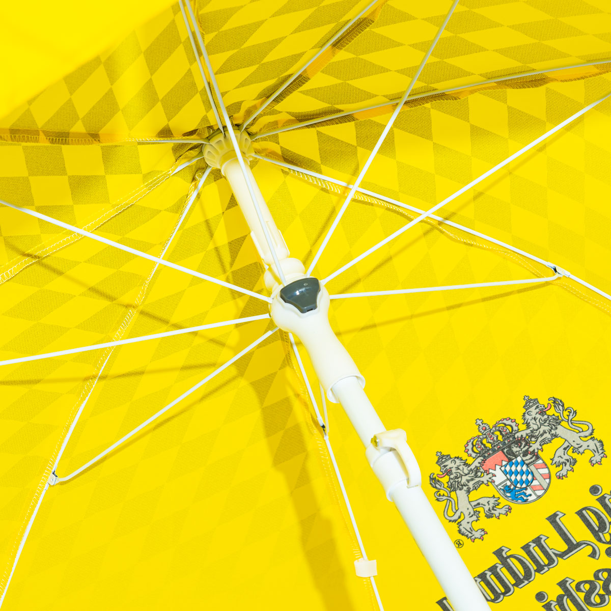 Parasol przeciwsłoneczny König Ludwig Bier, wersja żółta, składany – Widok 5