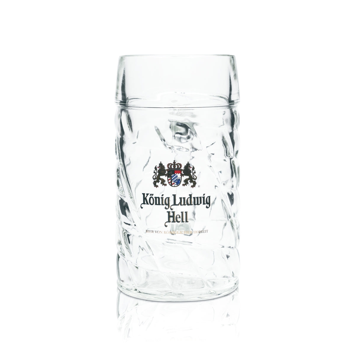 Kufel do piwa King Ludwig szklanka 1 litr kufel do piwa szklanki z uchwytem piwo Oktoberfest Monachium
